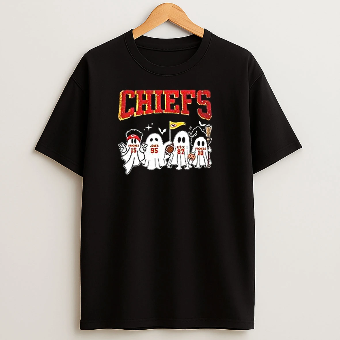 Kansas City Football Halloween 2025 T Shirts