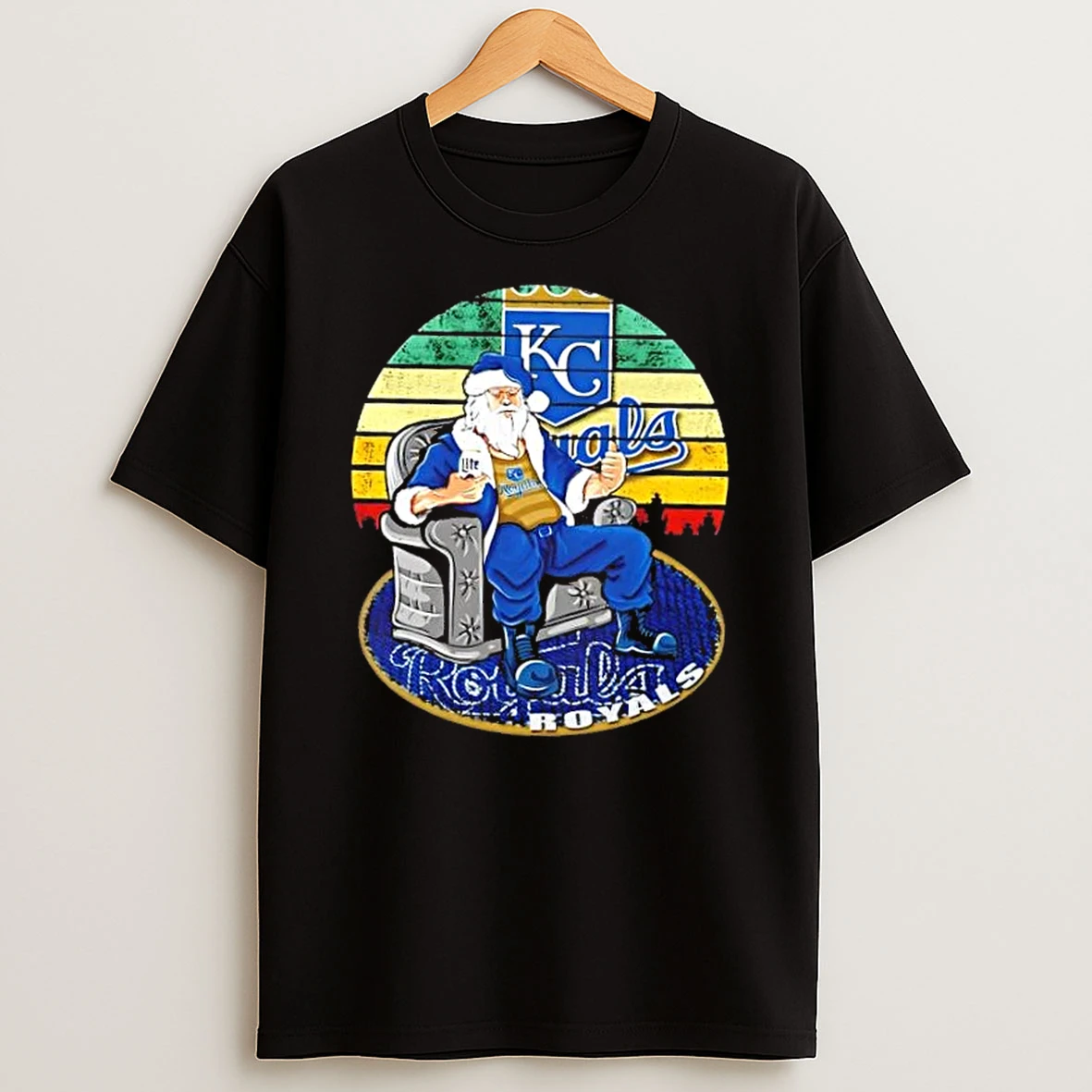 Kansas City Royals X Santa Claus Christmas Vintage Shirts