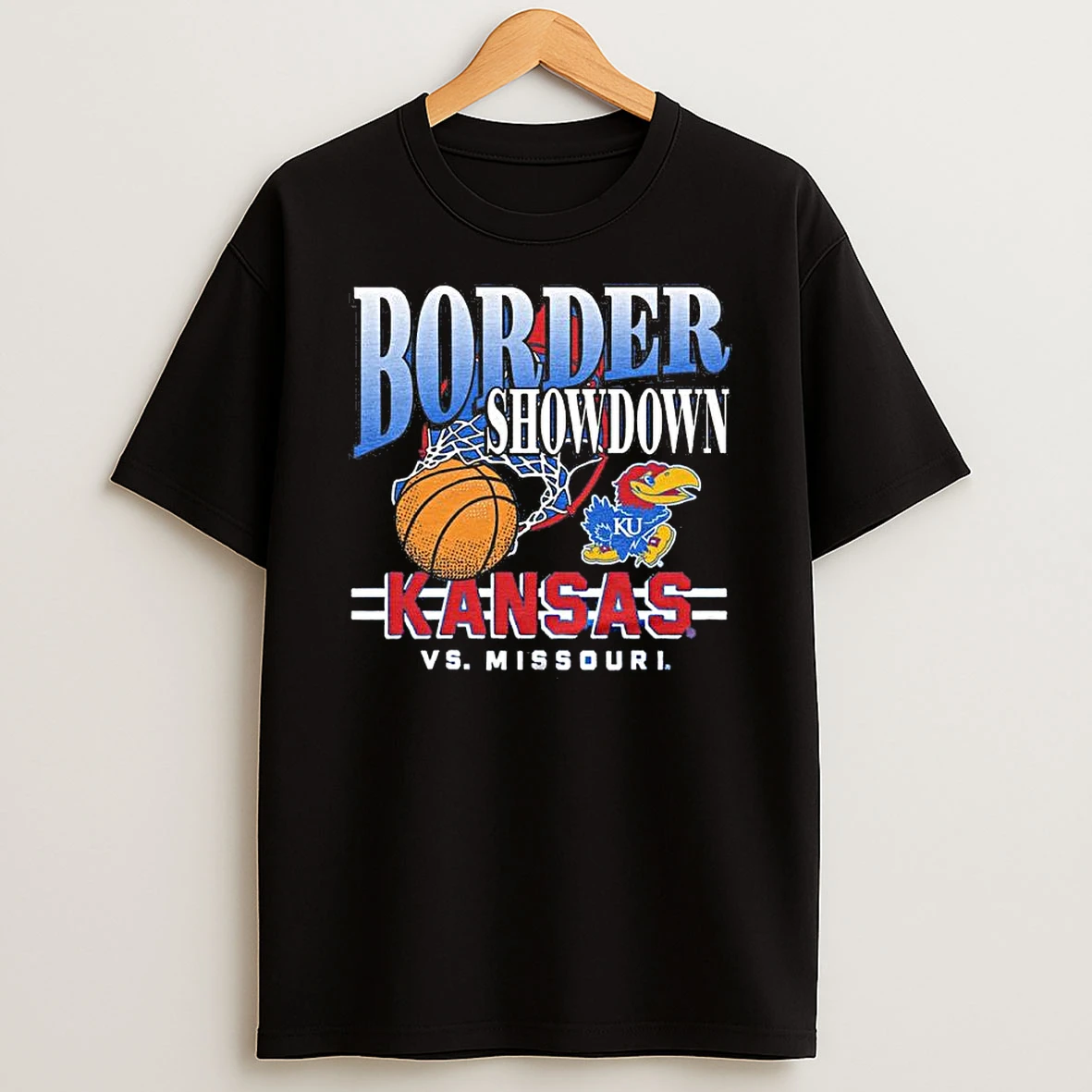 Kansas Jayhawks Basketball Border Showdown 2025 Vs Missouri Shirts
