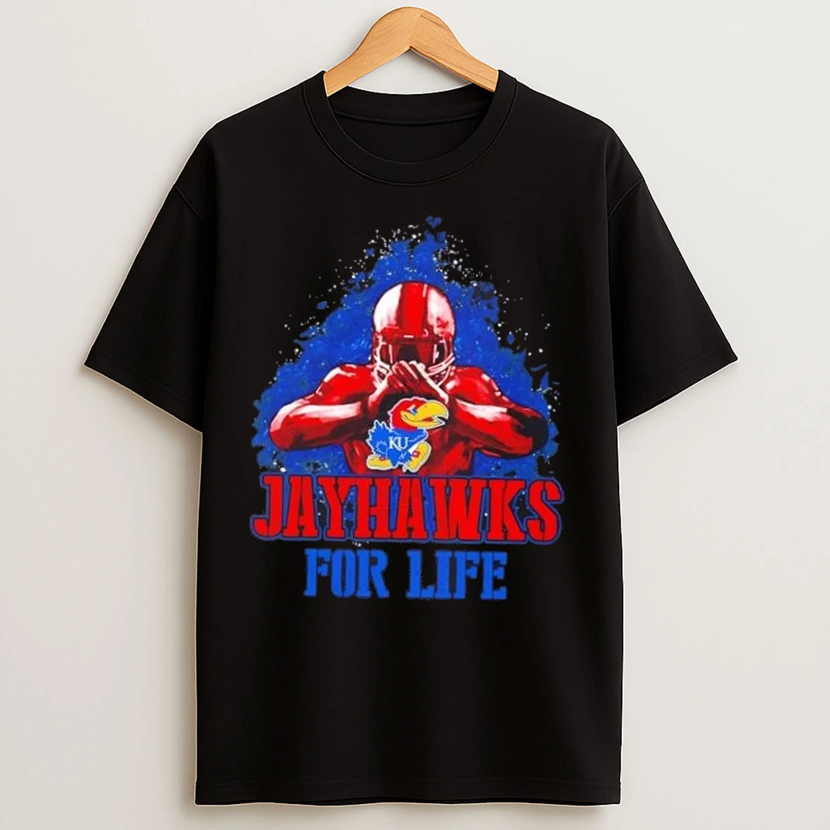 Kansas Jayhawks Football For Life T Shirts