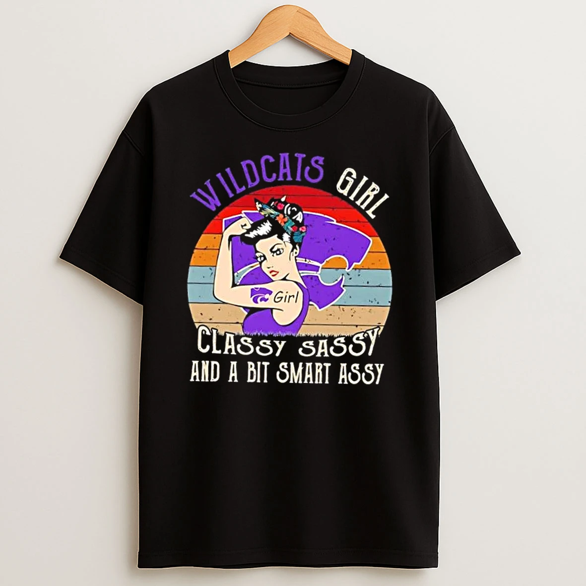Kansas State Wildcats Girl Classy Sassy And A Bit Smart Assy Shirts