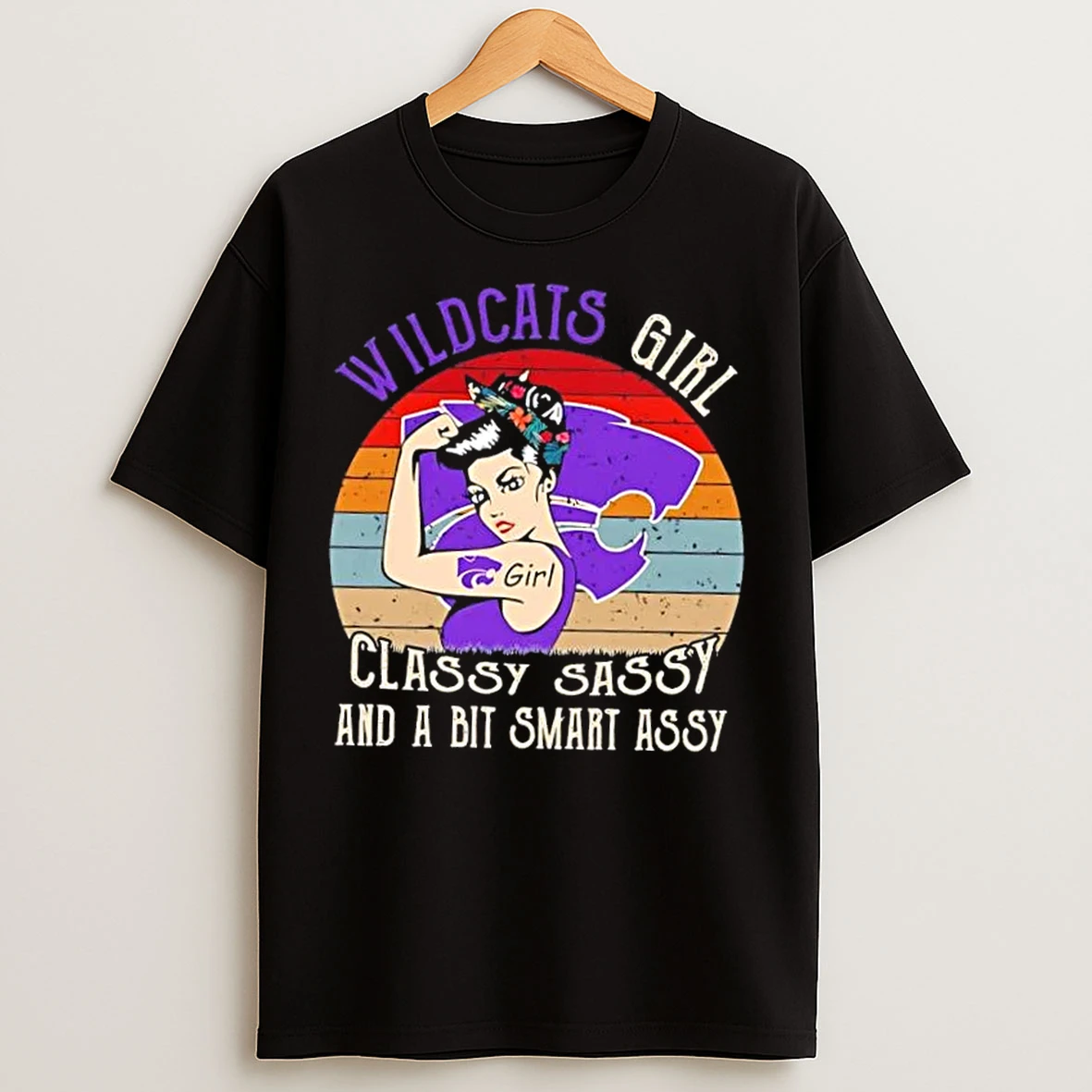 Kansas State Wildcats Girl Classy Sassy And A Bit Smart Assy T Shirts