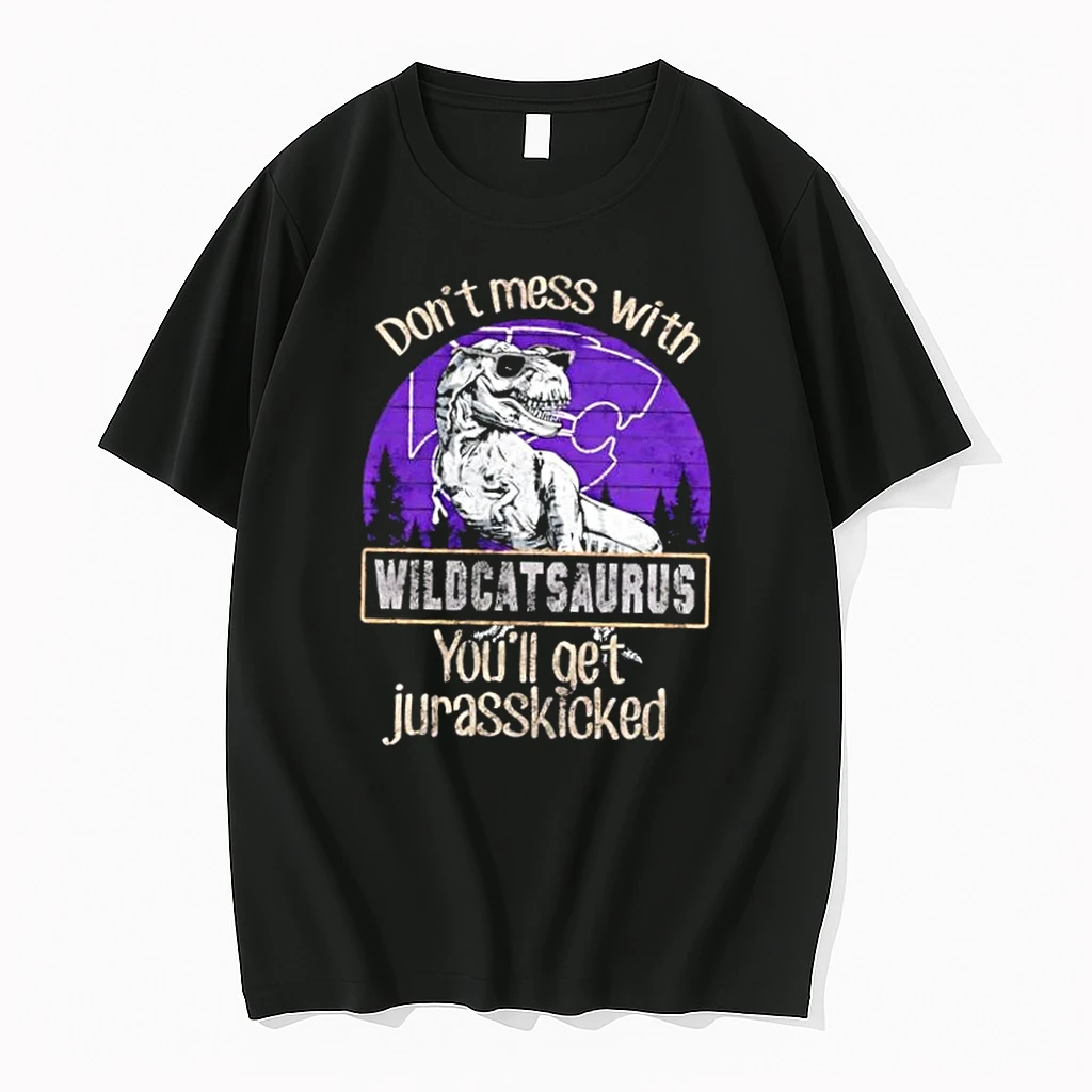 Kansas State Wildcats Dont Mess With Jayhawksaurus Youll Get Jurasskicked Shirts