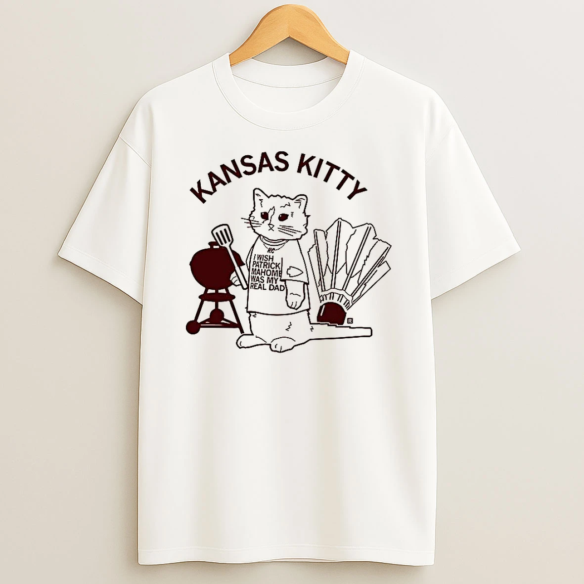 Kansas Kitty I Wish Patrick Mahome Was My Real Dad Meme Shirts