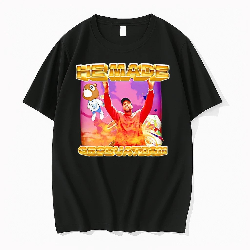 Kanye West He Made Graduation Graphic Shirts