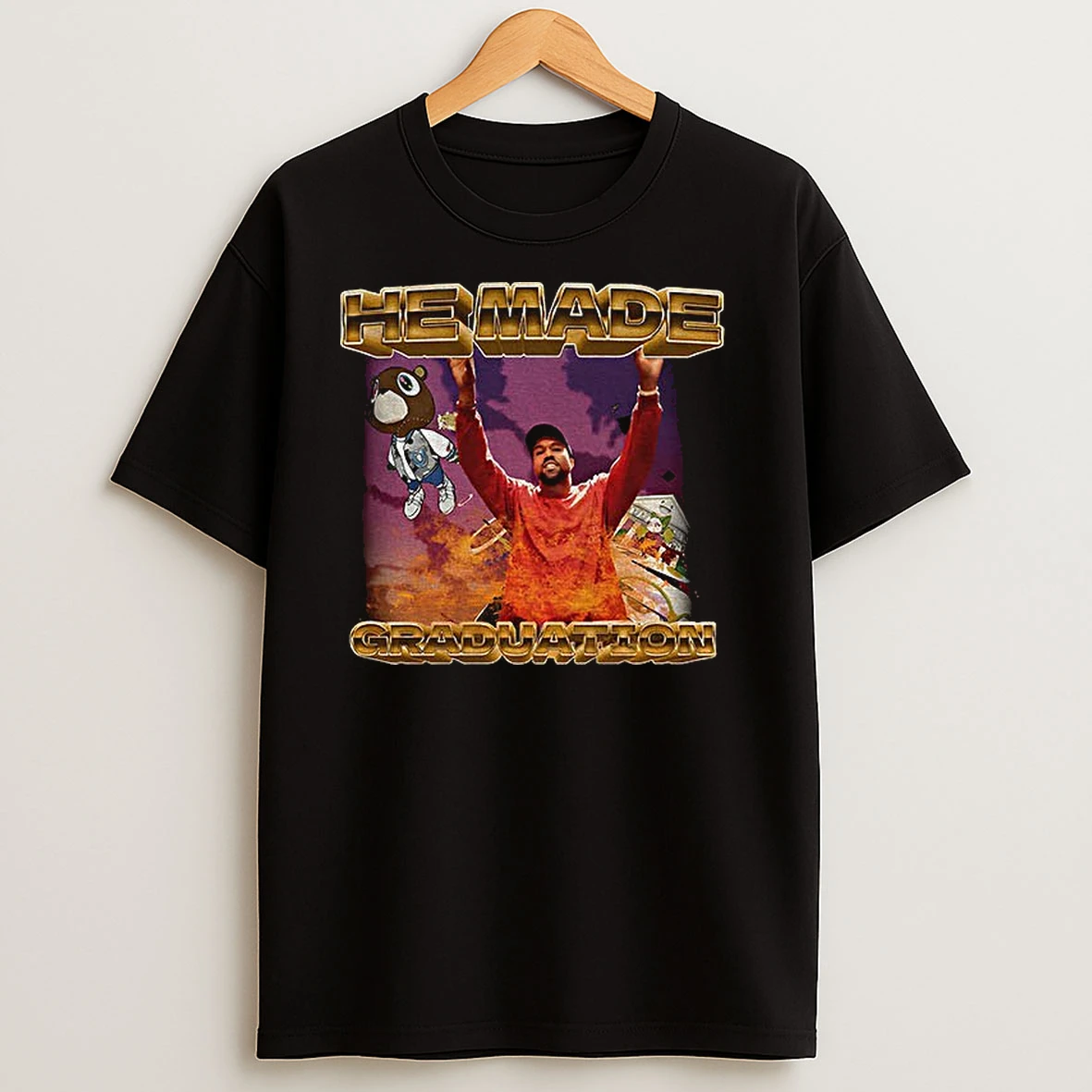 Kanye West He Made Graduation T Shirts