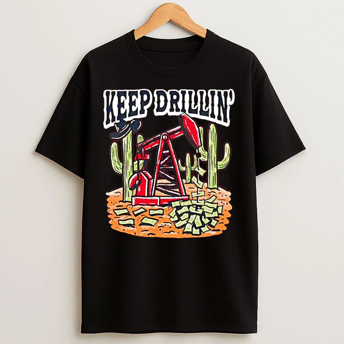 Keep Drillin Pocket From Barstool U Graphic T Shirts