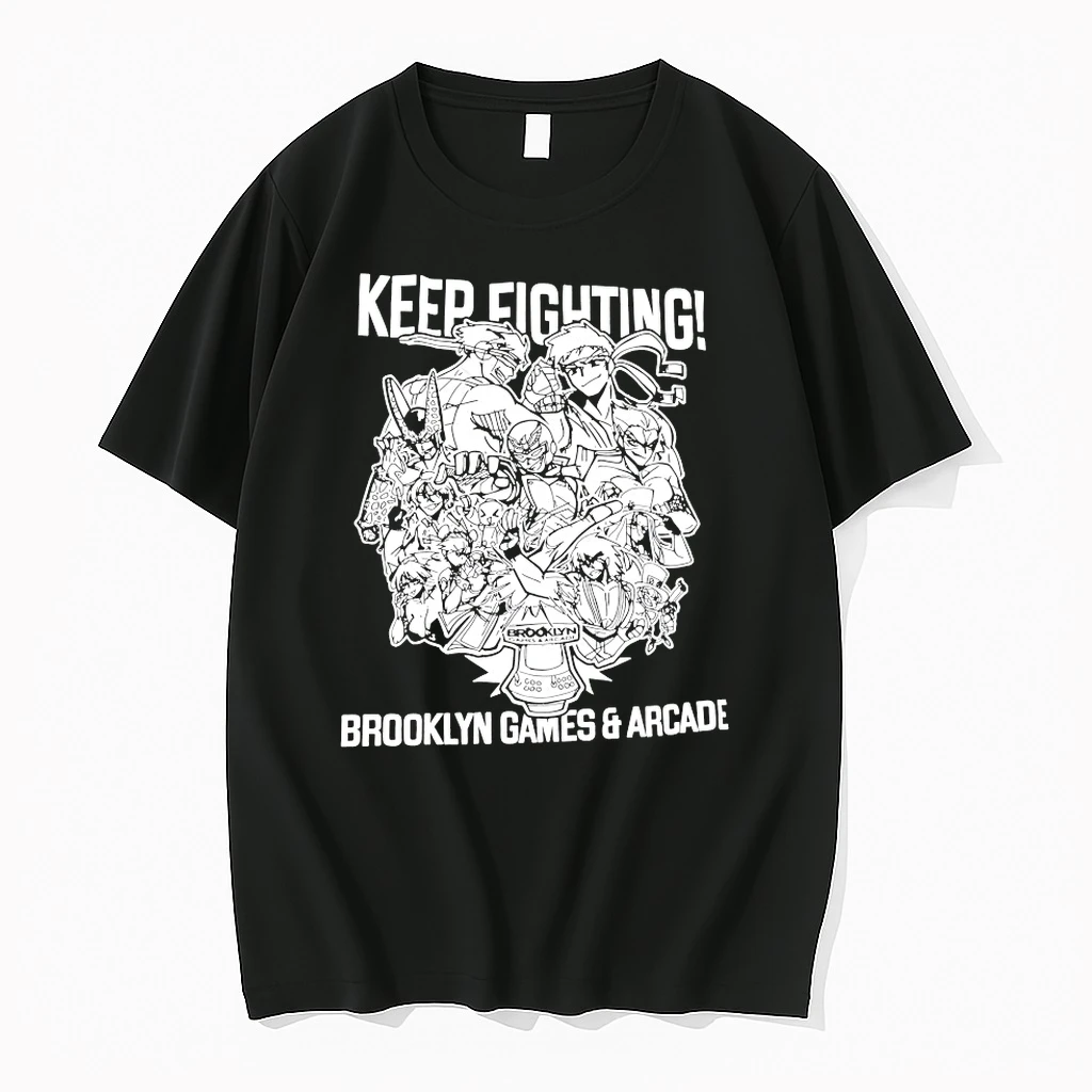 Keep Fighting Brooklyn Games And Arcade Shirts