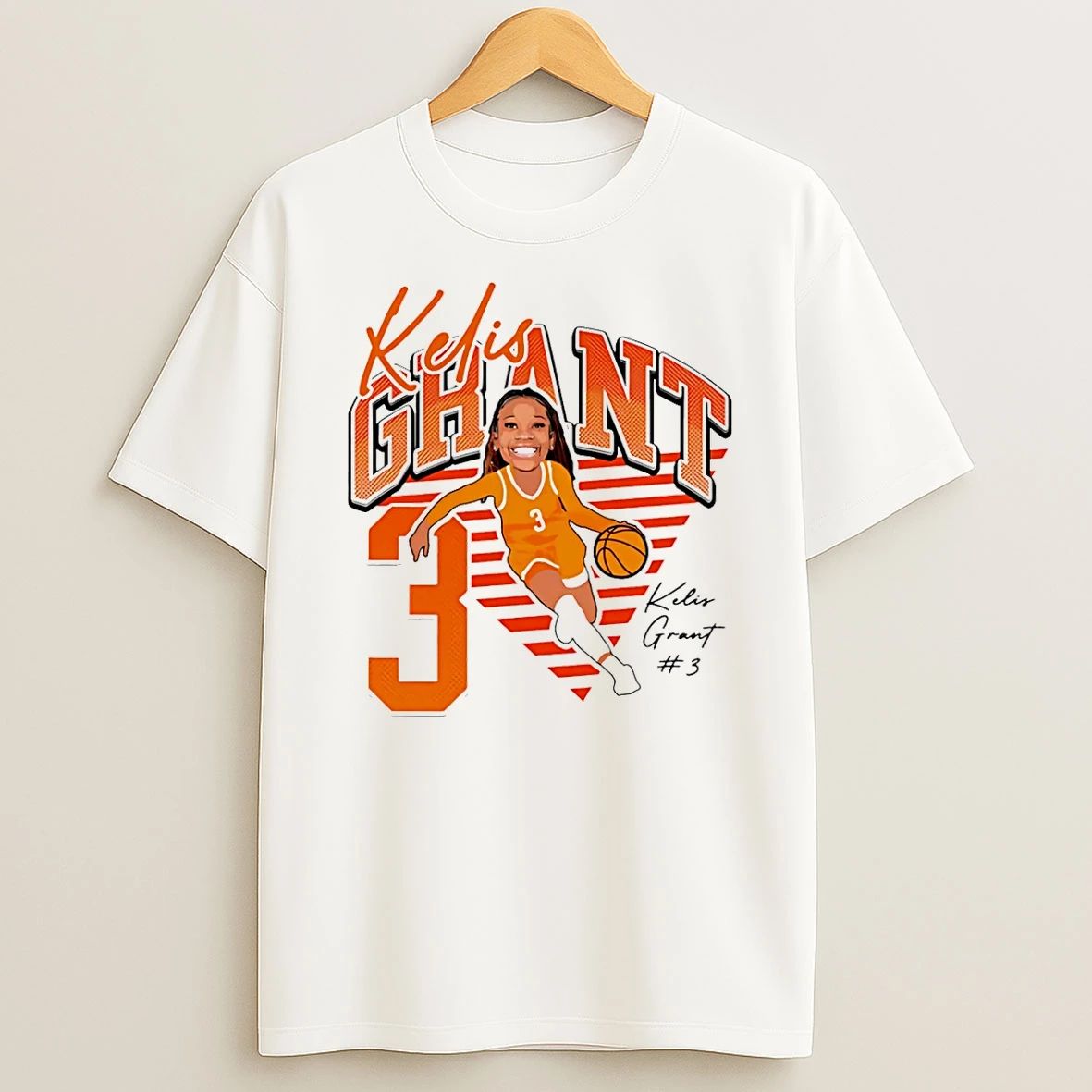 Kelis Grant Sam Houston Bearkats Caricature 25 Shirts