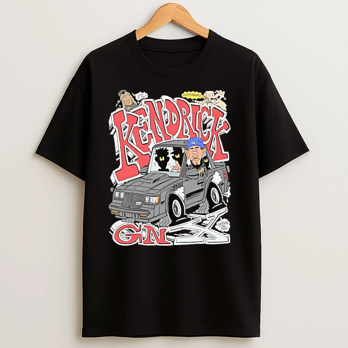 Kendrick Gnx Wtf I Do Mustaaaad Graphic Caricature T Shirts
