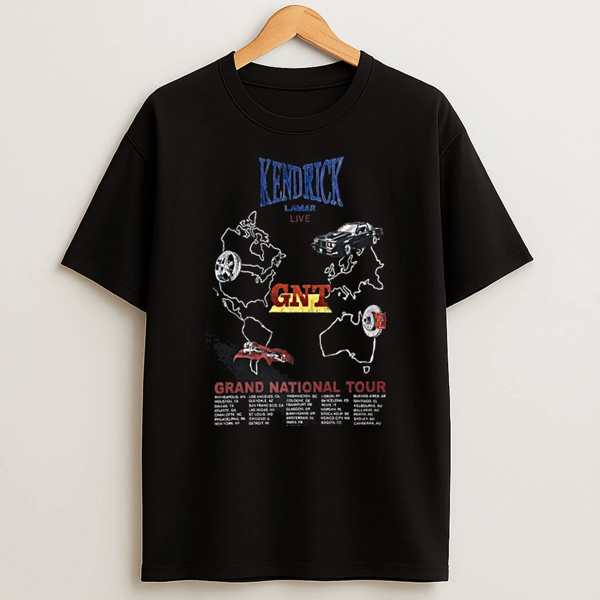 Kendrick Lamar Gnx Grand National Tour Litho 2026 Shirts
