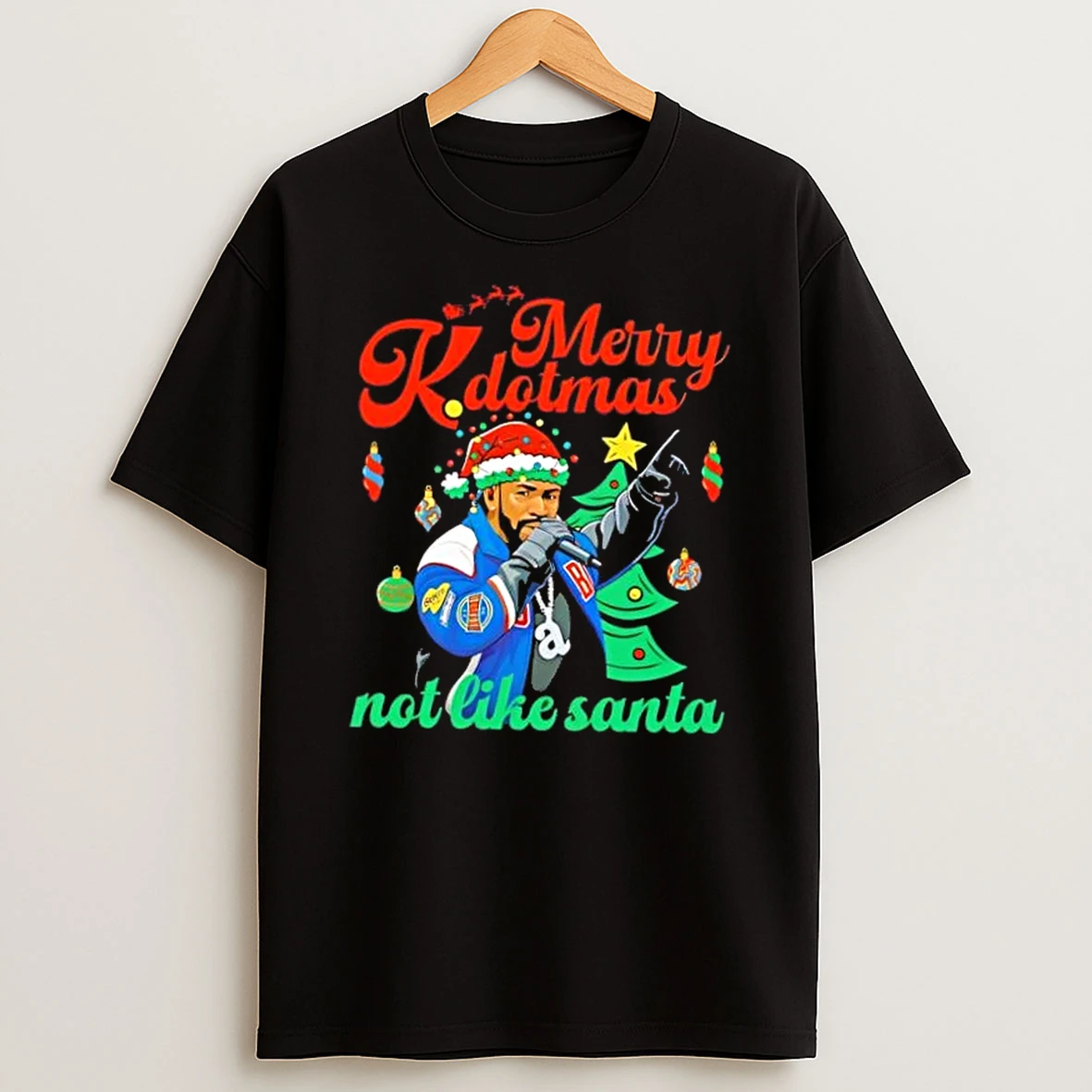 Kendrick Lamar Merry Kdotmas Not Like Santa Shirts