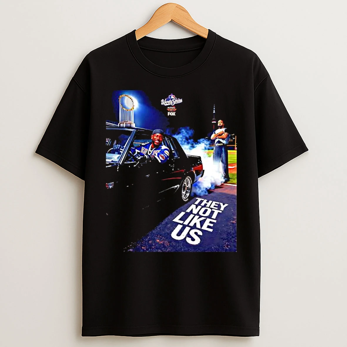 Kendrick Lamar And Drake They Not Like Us World Series Win Graphic T Shirts