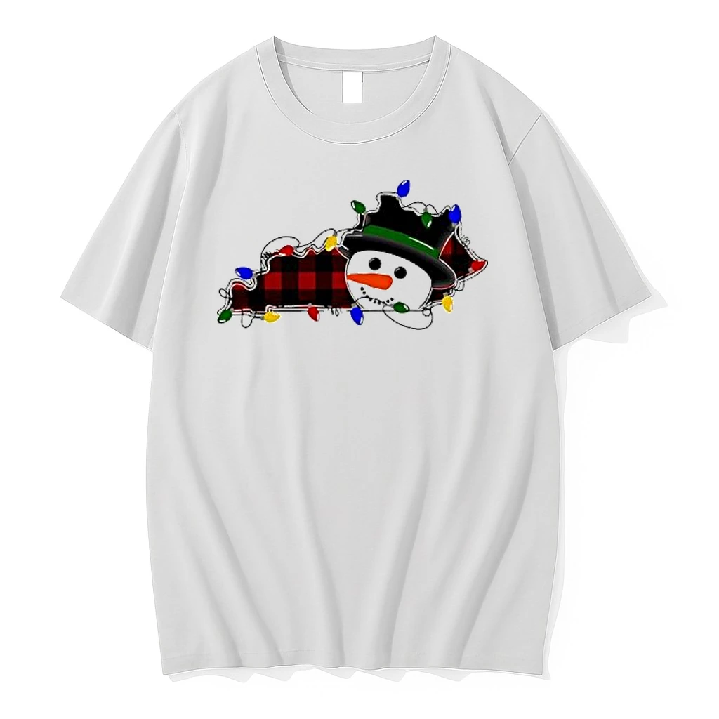 Kentucky Snowman And Lights Shirts