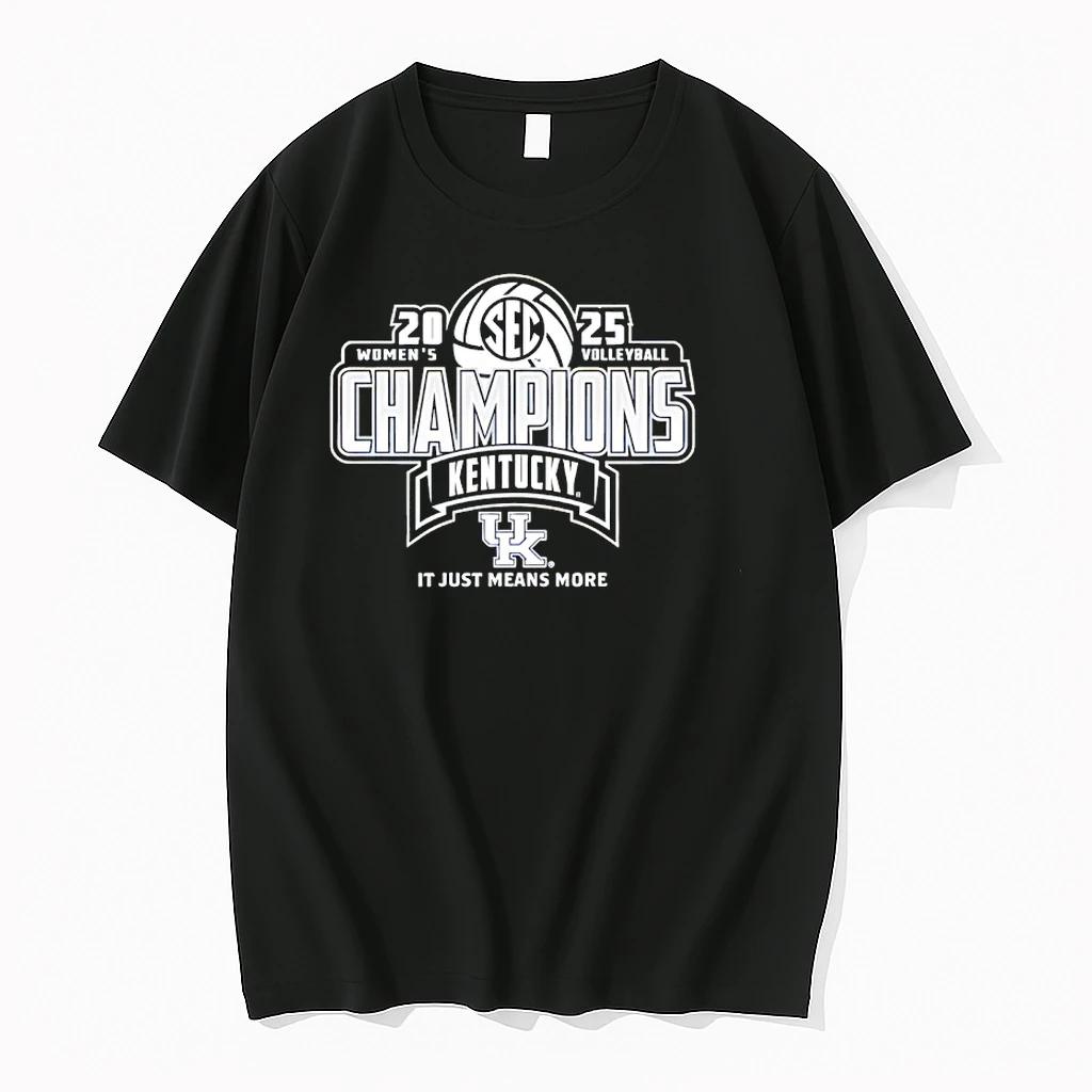 Kentucky Wildcats 2025 Sec Volleyball Regular Season Champions Locker Room Shirts