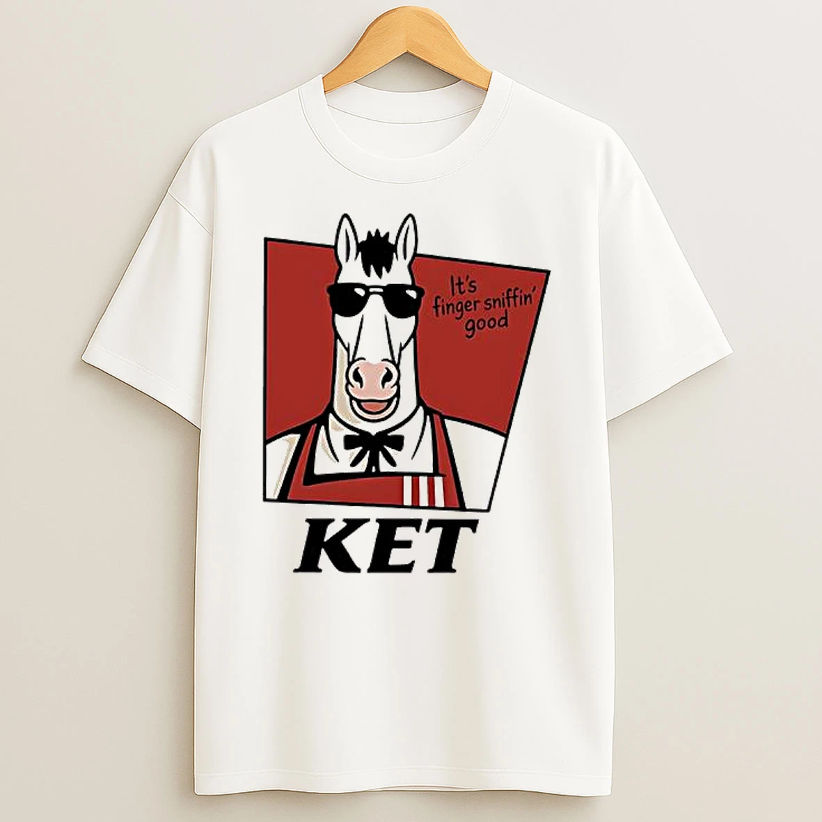 Ket Horse Its Finger Sniffin Good Shirts