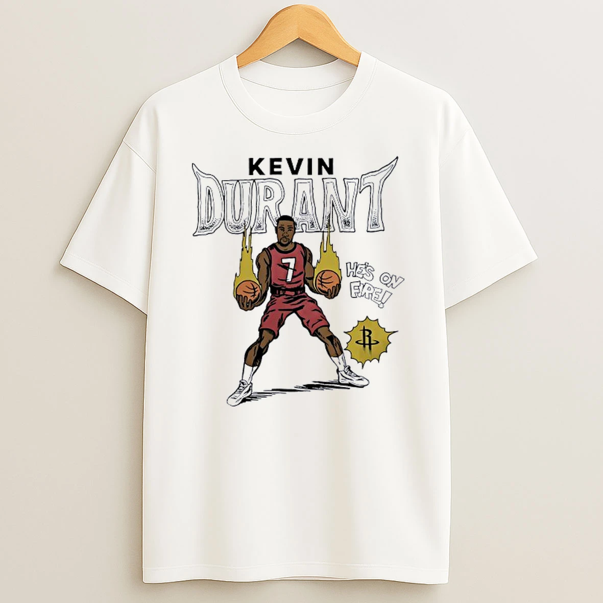 Kevin Durant Houston Cockets Basketball Comic Shirts