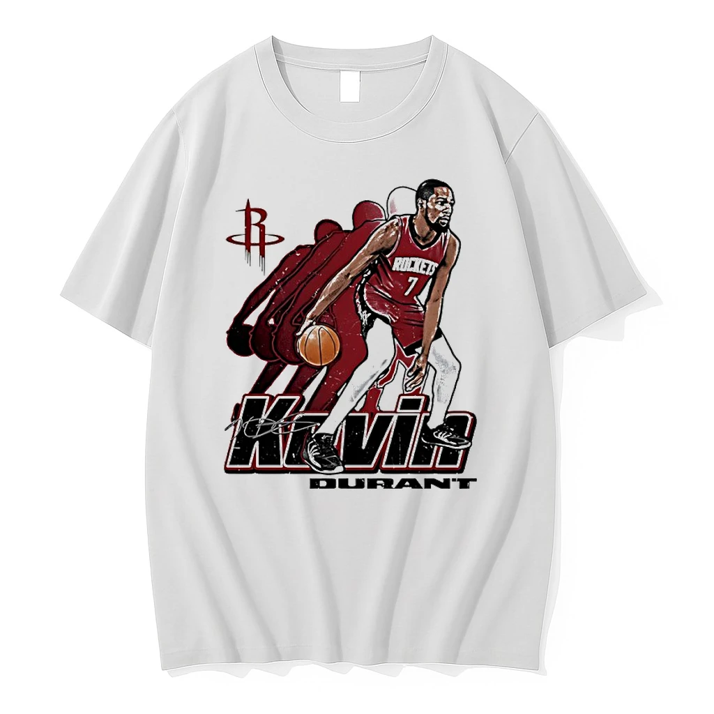 Kevin Durant Houston Rockets Basketball Signature Retro Shirts