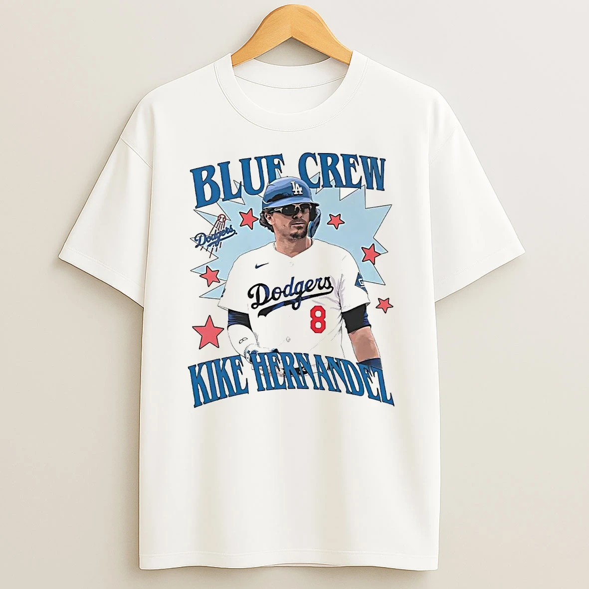 Kike Hernandez Blue Crew Dodgers Shirts