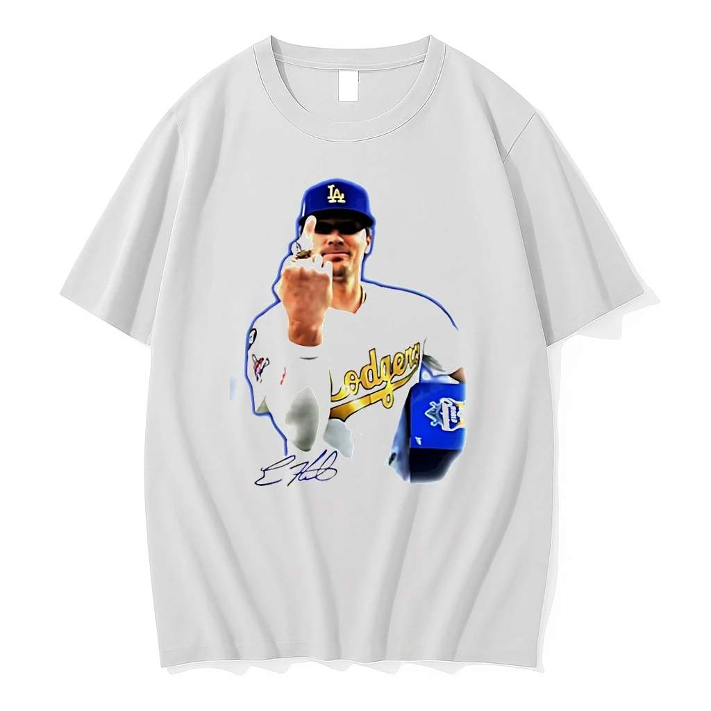 Kike Hernandez Ring Middle Finger Los Angeles Dodgers Signature Shirts