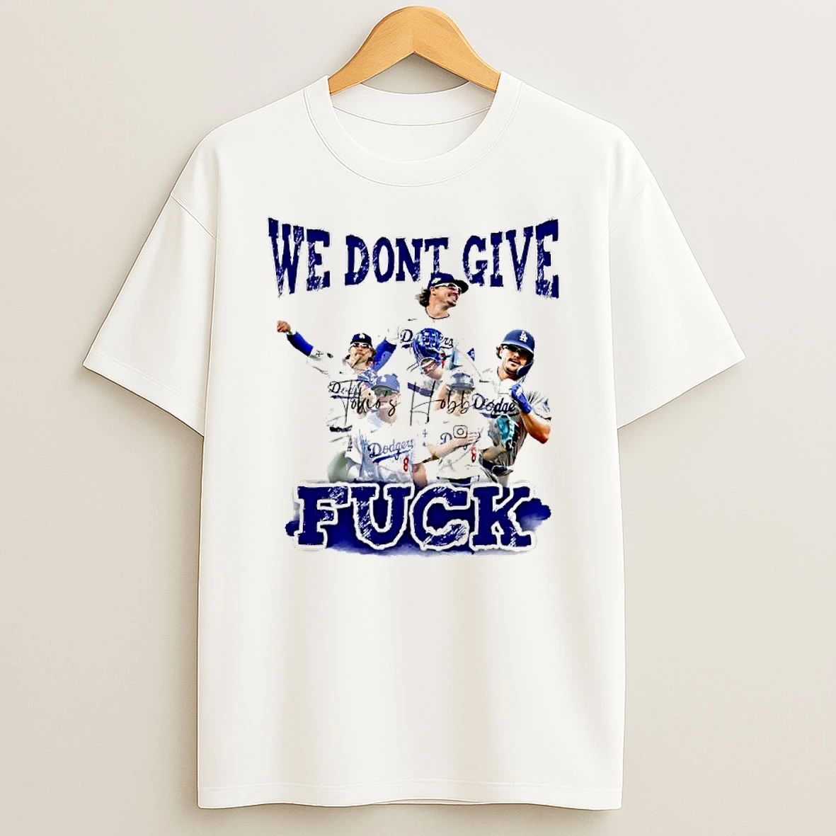 Kike Hernandez We Dont Give Fuck Los Angeles Baseball Shirts