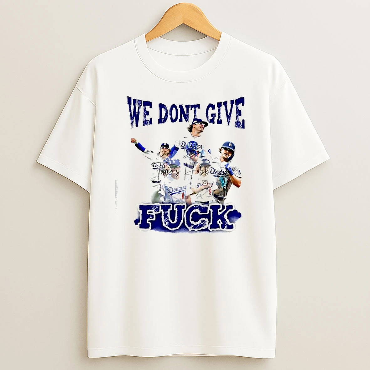 Kike Hernandez We Dont Give Fuck Los Angeles Baseball T Shirts
