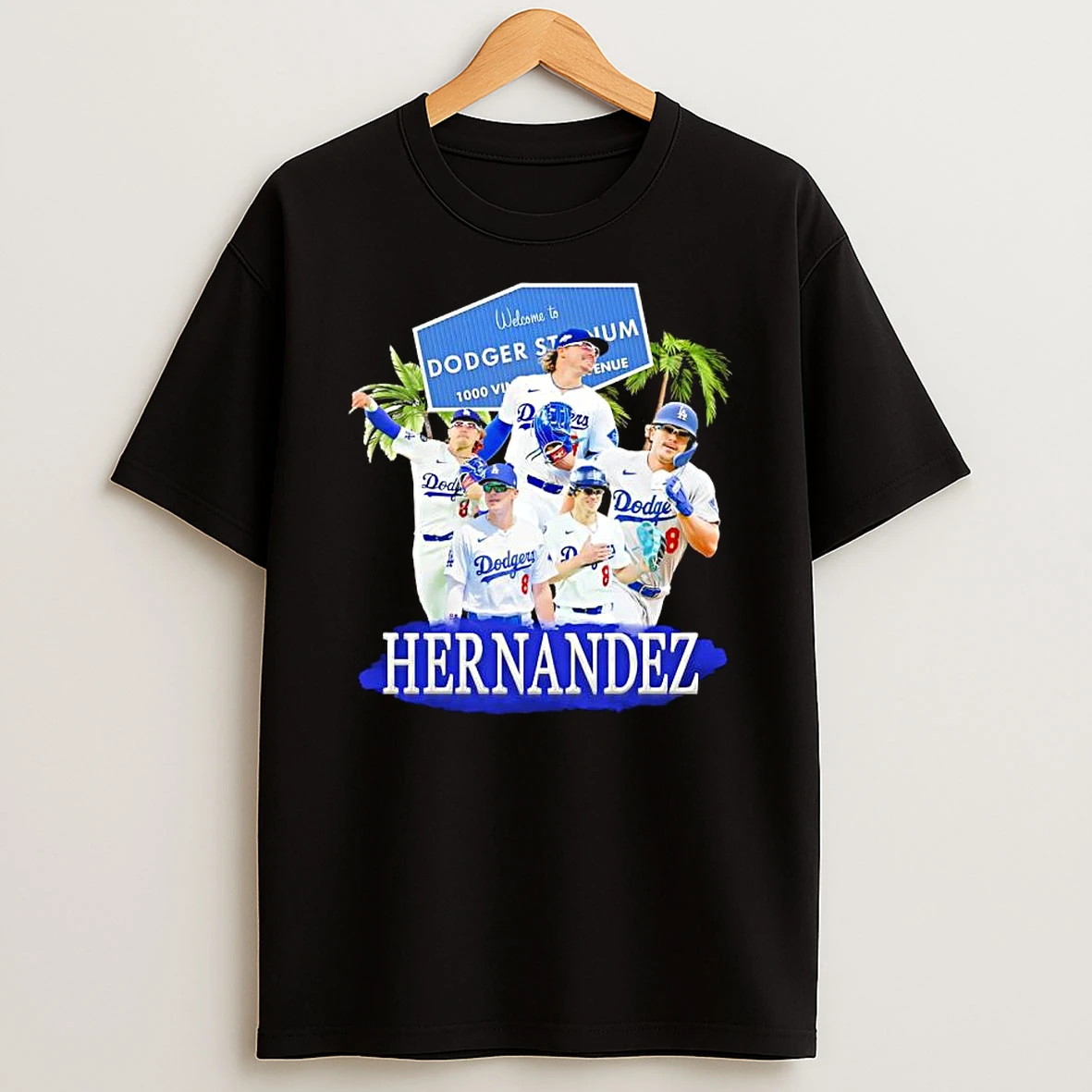 Kike Hernandez Welcome To Los Angeles Dodger Stadium Shirts