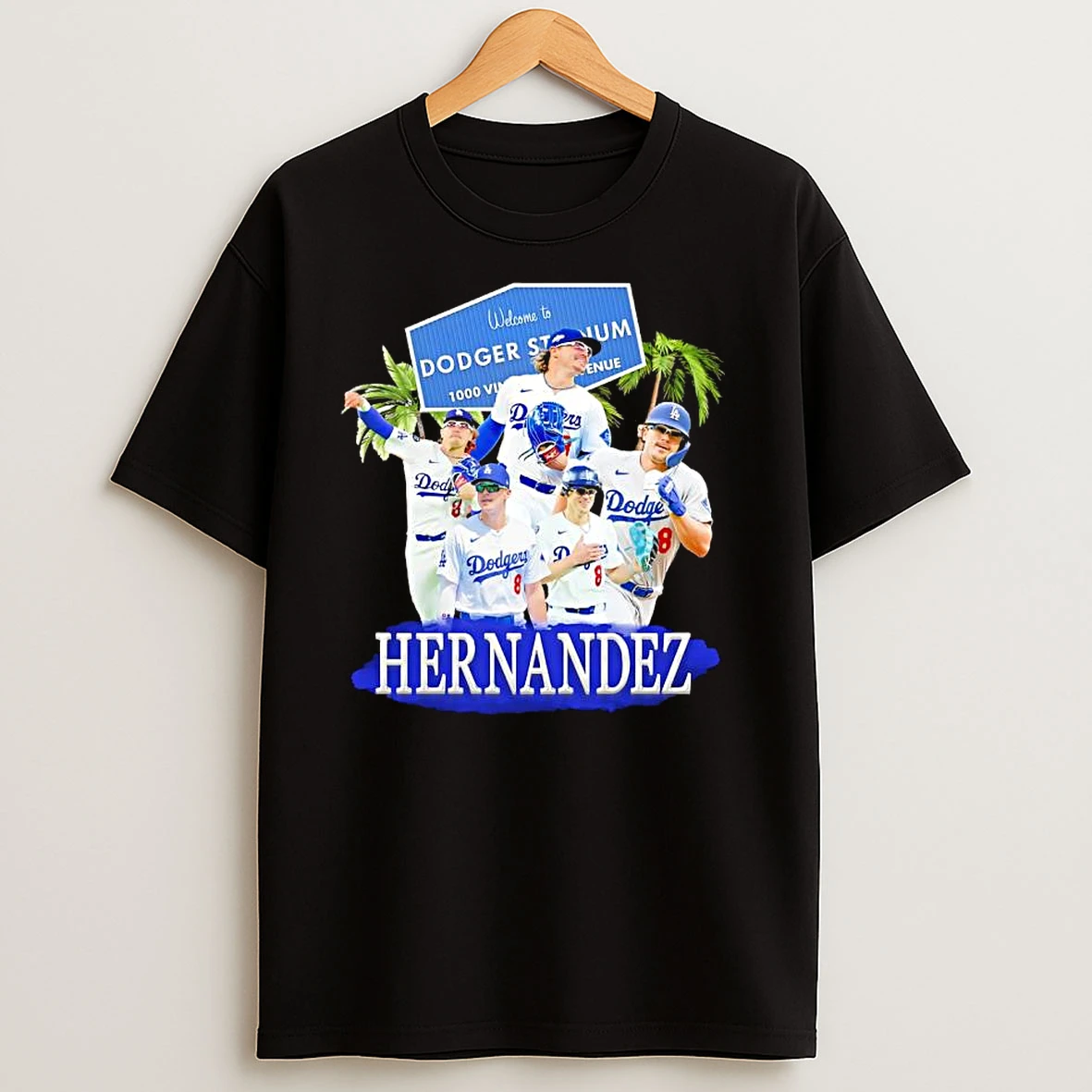 Kike Hernandez Welcome To Los Angeles Dodger Stadium T Shirts