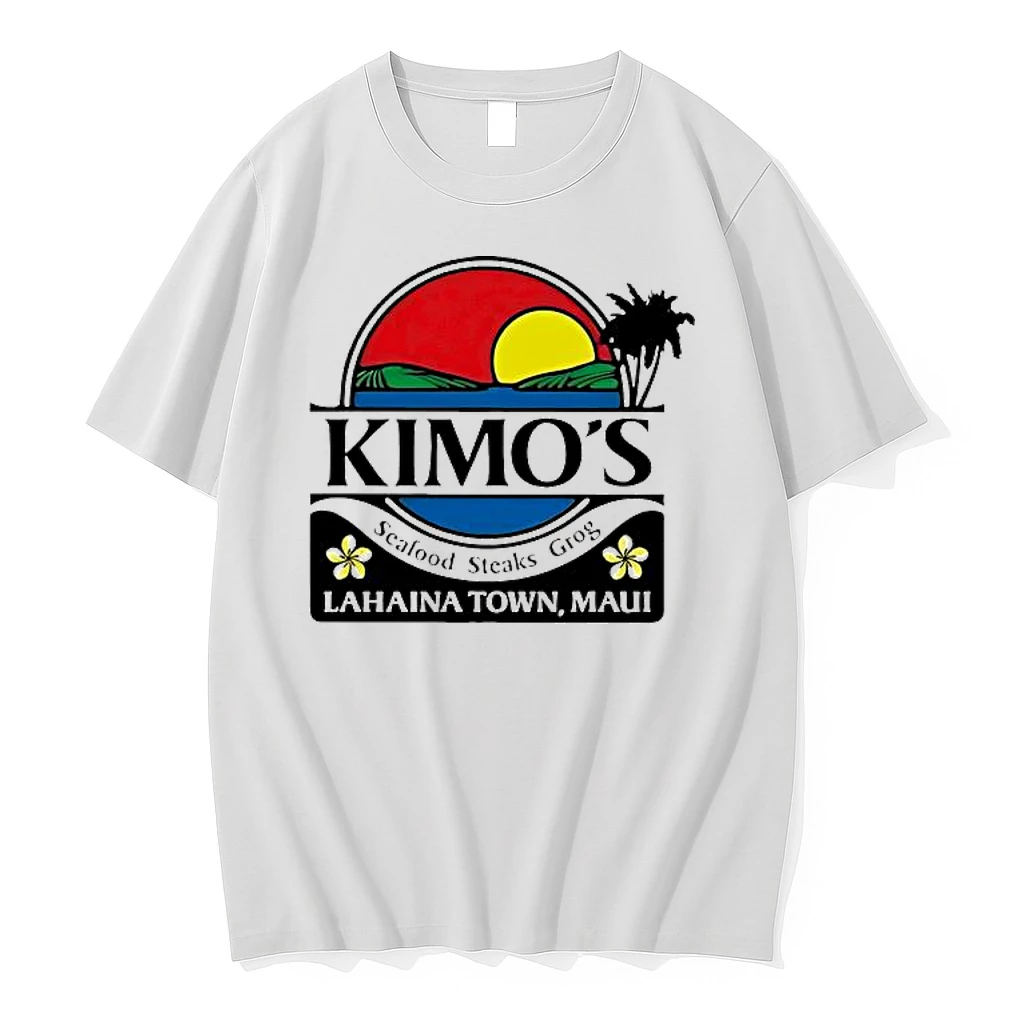 Kimos Seafood Steaks Grog Lahaina Town Maui Logo Shirts