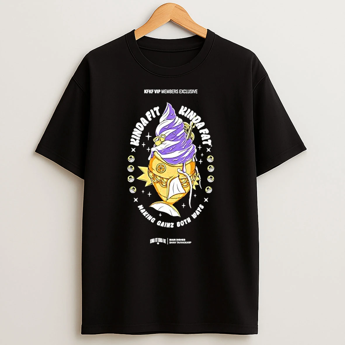 Kinda Fit Kinda Fat Kfkf Magikarp Pokemon Character Making Gainz Both Ways Shirts