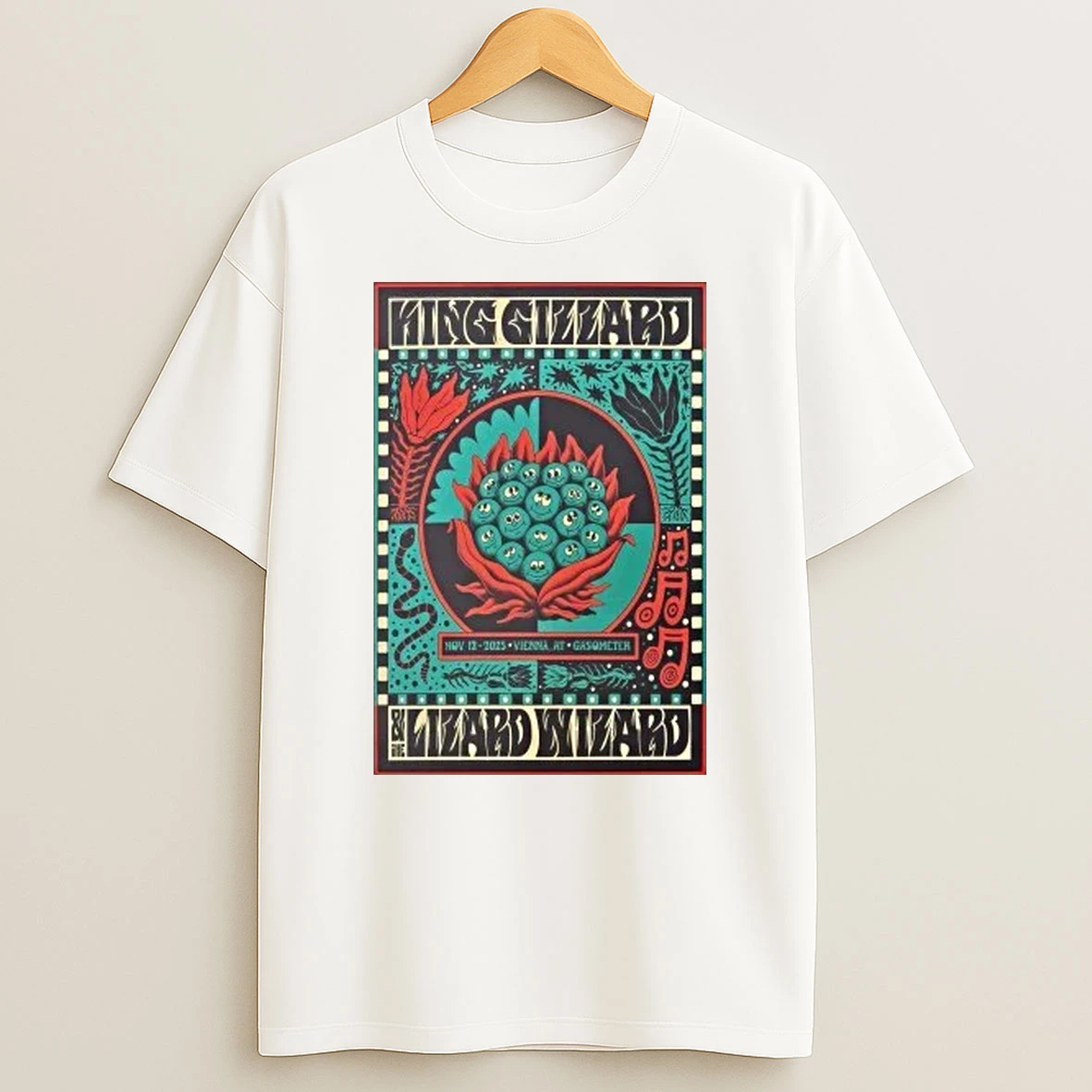 King Gizzard And The Lizard Wizard 11 12 2025 Vienna Austria Shirts
