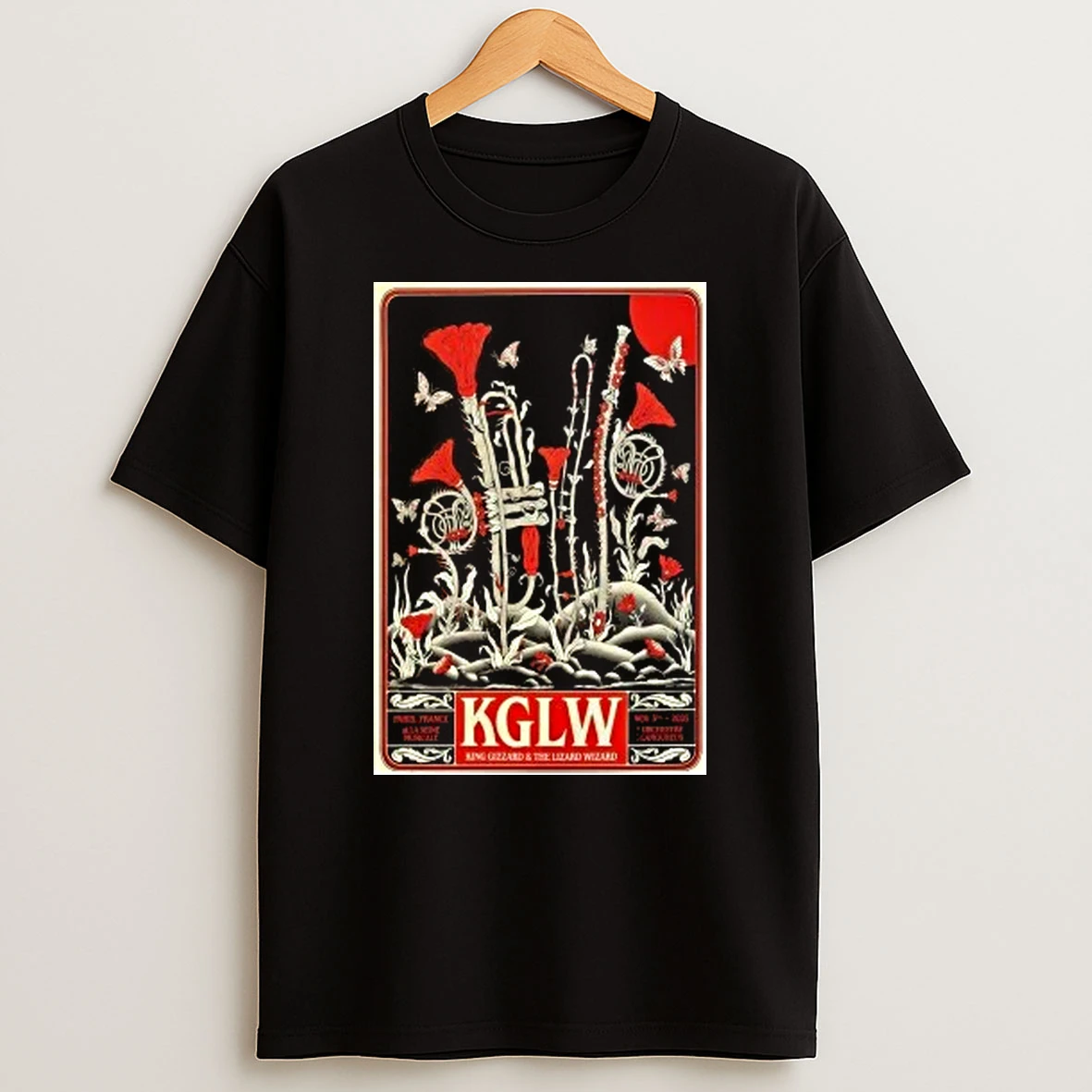 King Gizzard And The Lizard Wizard 11 5 2025 Paris France Shirts