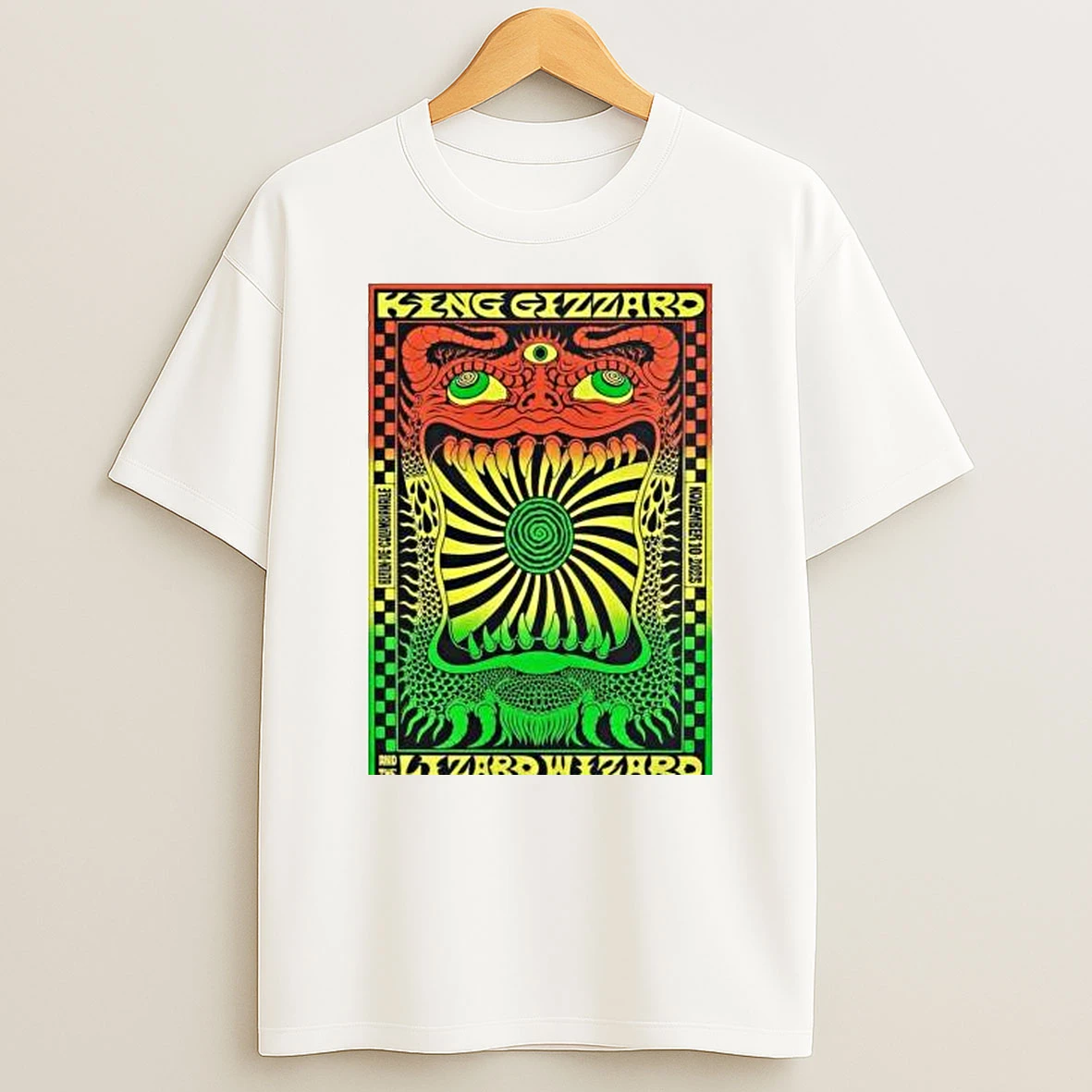 King Gizzard And The Lizard Wizard Berlin Germany On November 10 2025 Shirts
