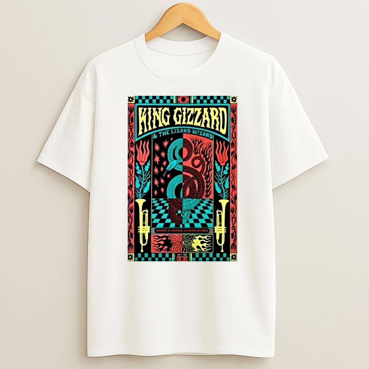 King Gizzard And The Lizard Wizard Nov 7 2025 At Mainstage In Den Bosch Netherlands Shirts