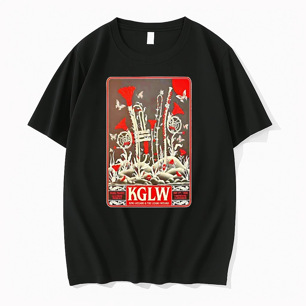 King Gizzard Nov 5 2025 La Seine Musicale Paris Shirts