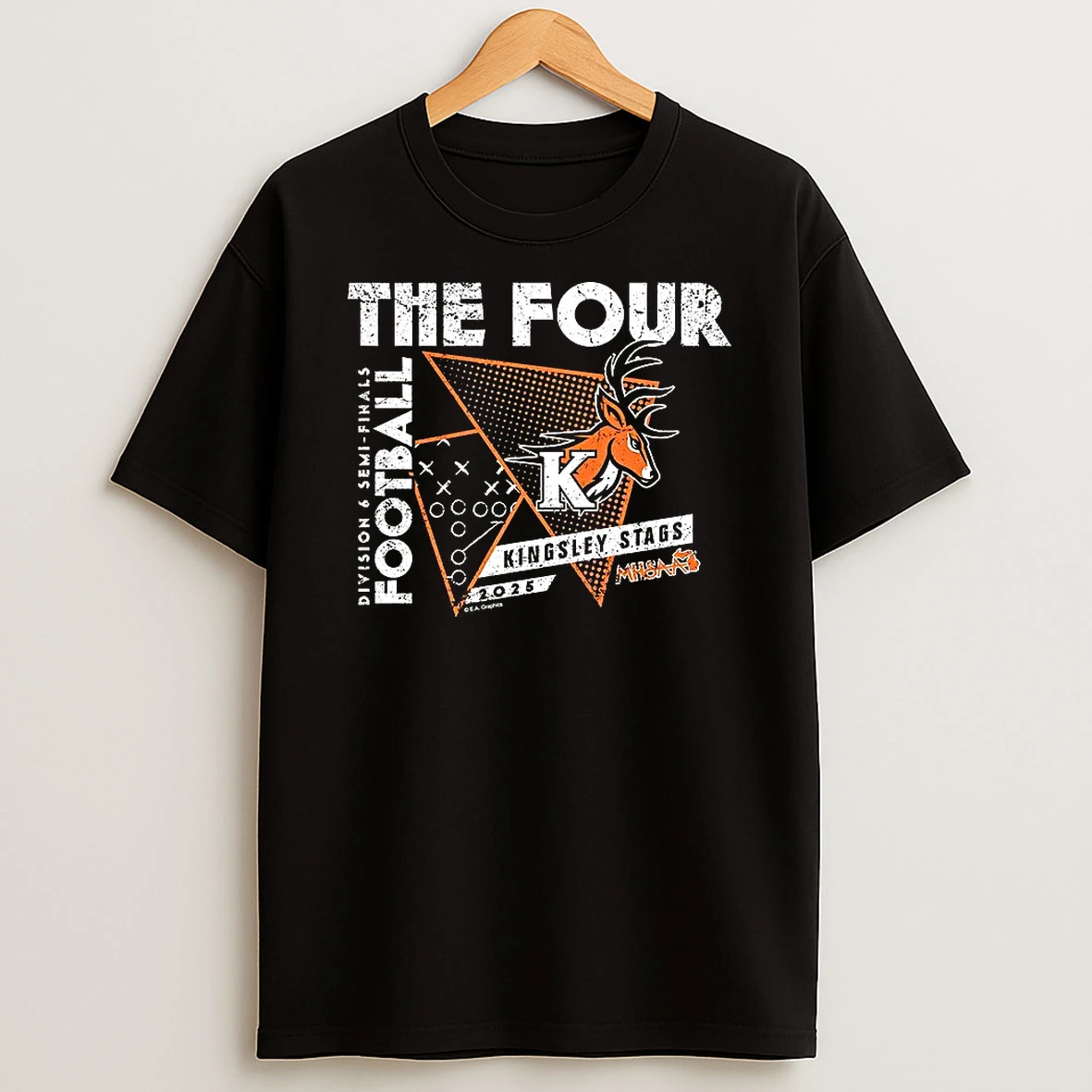 Kingsley Stags 2025 Mhsaa Football Division 6 The Four Shirts