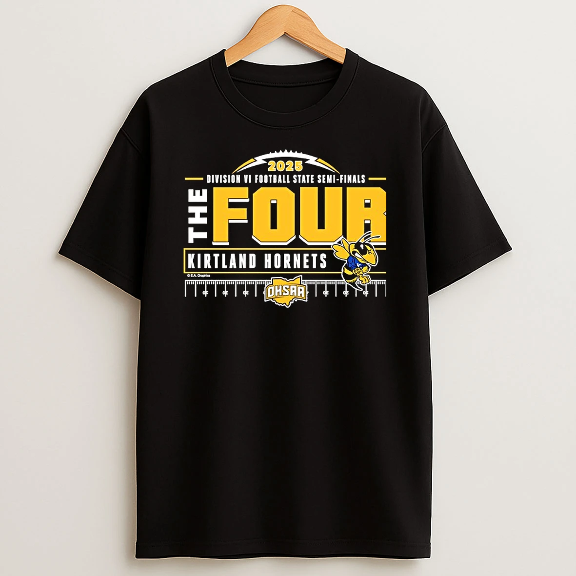 Kirtland Hornets 2025 Mhsaa D6 Football State Semi Finals The Four Shirts