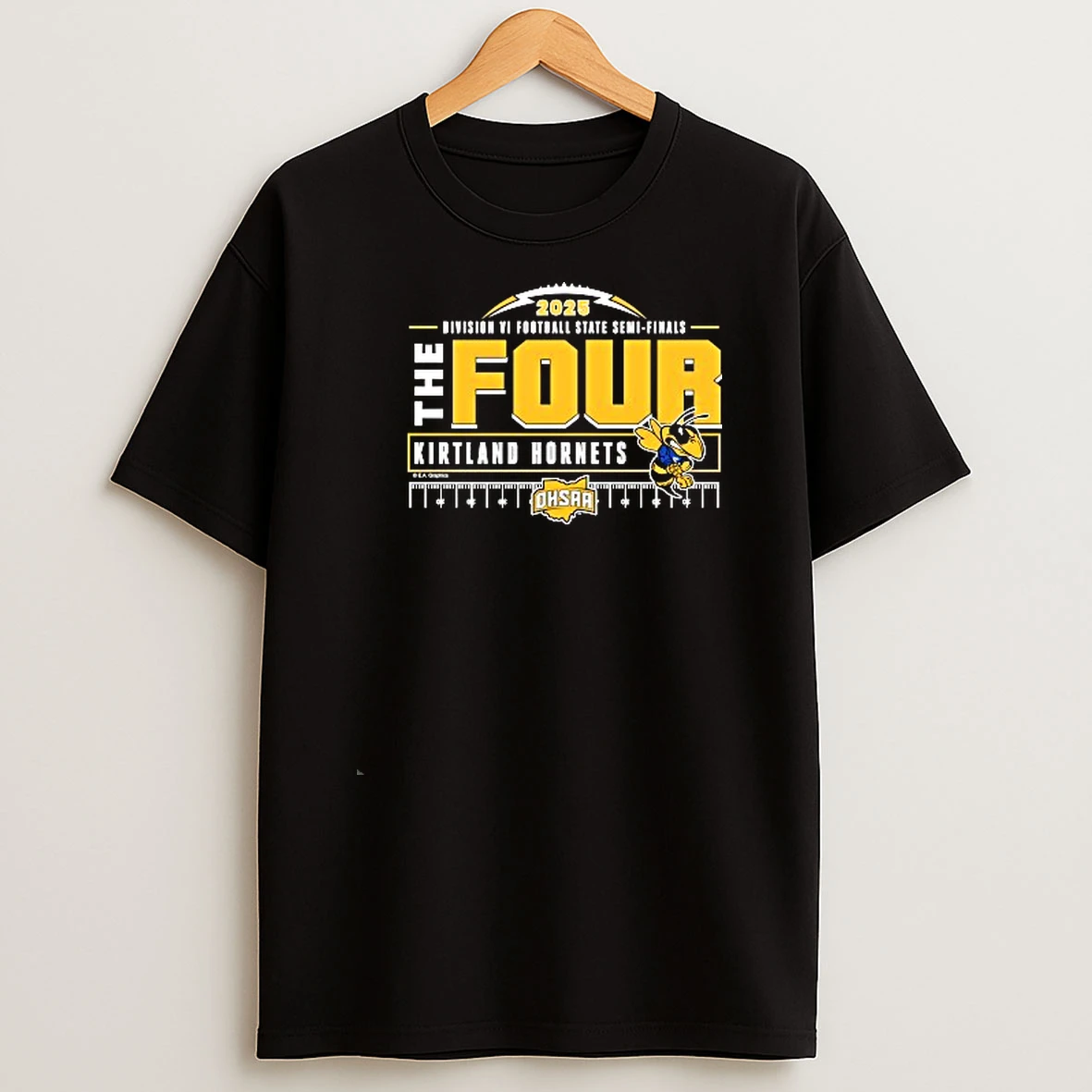 Kirtland Hornets Ohsaa 2025 Division Vi Football State Semi Finals The Four Logo Shirts