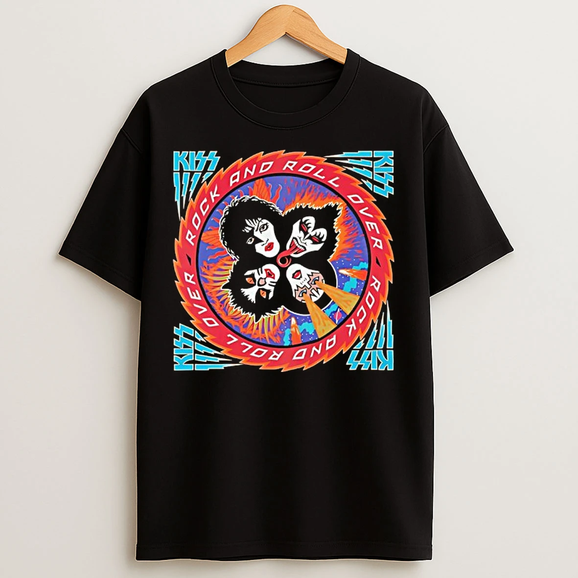Kiss Rock And Roll Over Werewolf T Shirts