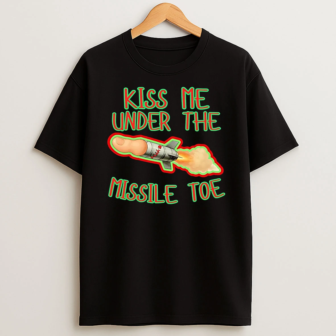 Kiss Me Under The V 1 Cruise Missile Toe Shirts