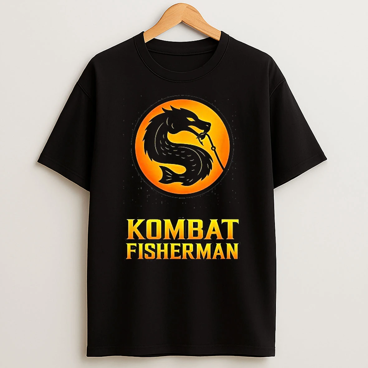Kombat Fisherman Gamer Fish Salmon Fishing Combat Shirts