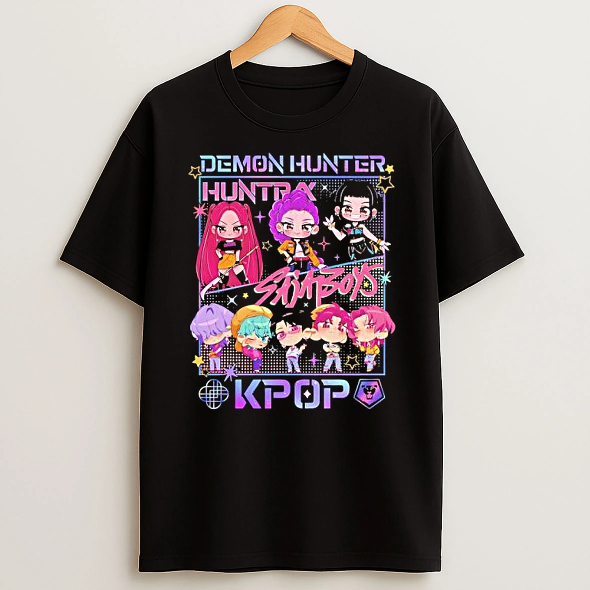 Kpop Demon Hunters Huntrix Jinu Manga Shirts