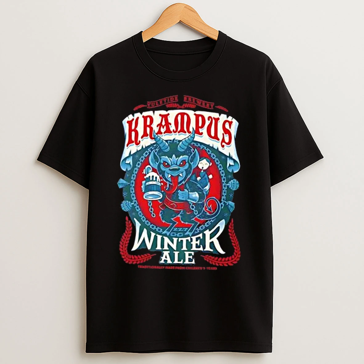 Krampus Winter Ale Gothic Christmas T Shirts