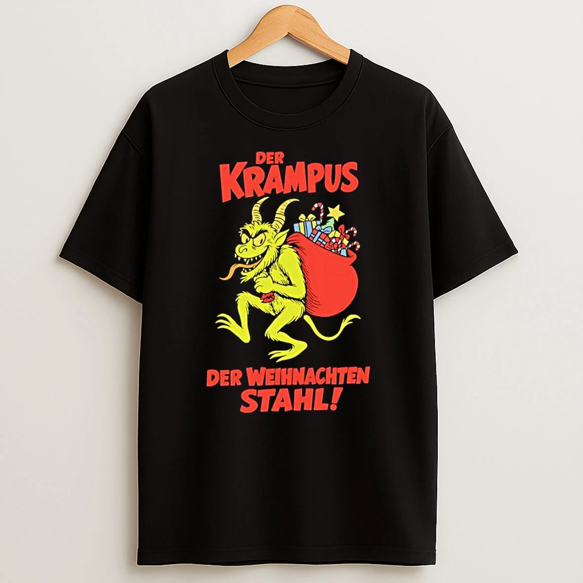 Krampus X Grinch Der Krampus Der Weihnachten Stahl Shirts
