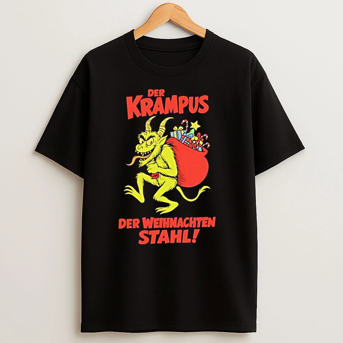 Krampus X Grinch Der Krampus Der Weihnachten Stahl T Shirts