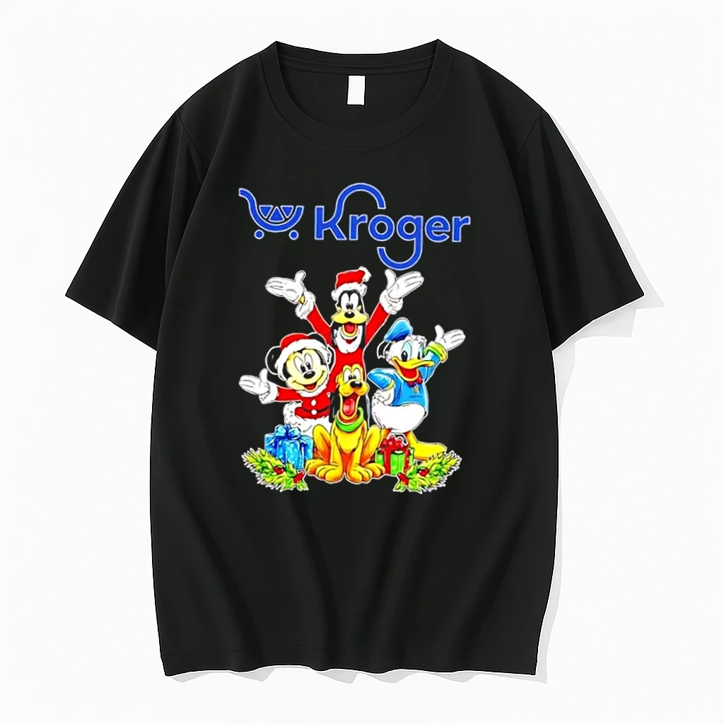 Kroger X Team Mickey Merry Christmas Shirts