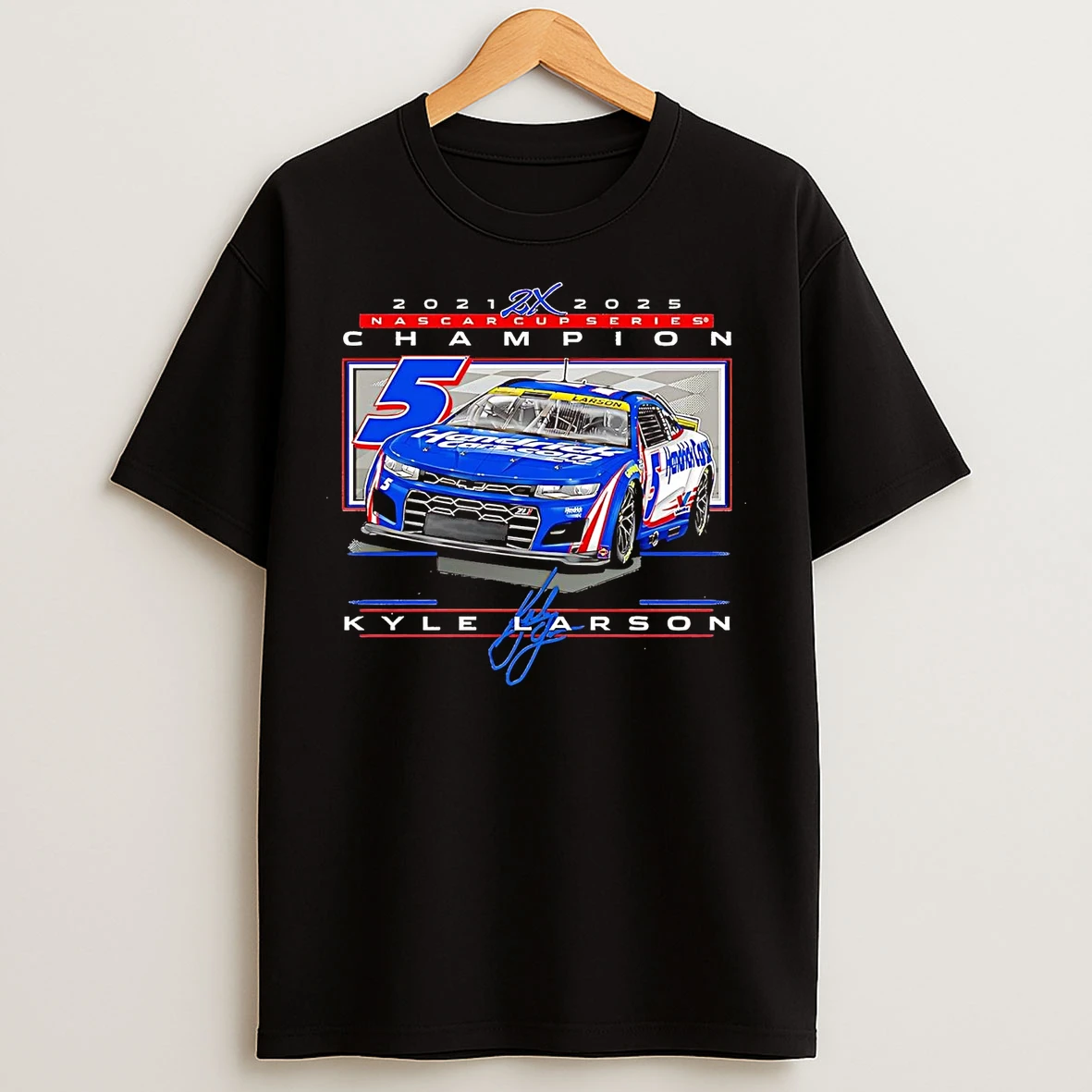 Kyle Larson 2 Time Nascar Cup Series Champions 2025 T Shirts