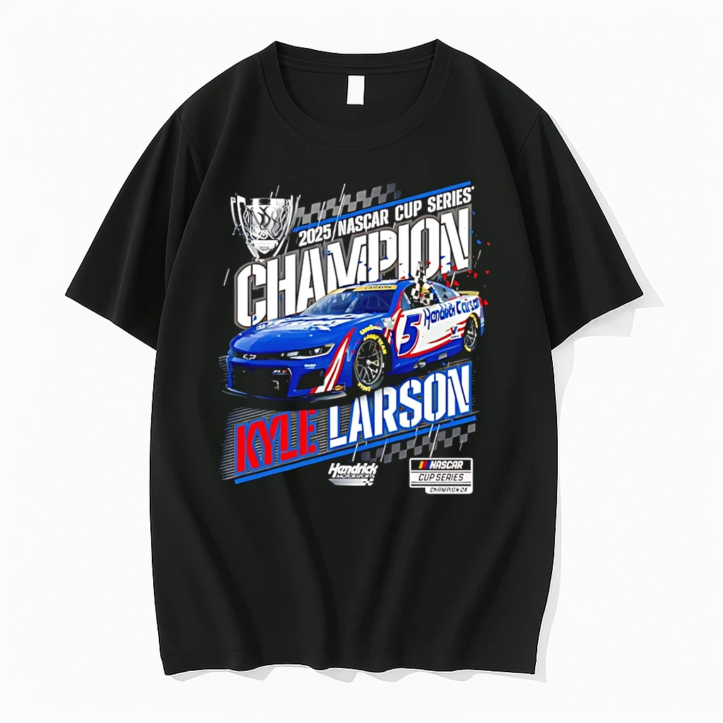 Kyle Larson 2025 Nascar Cup Series Champion Shirts