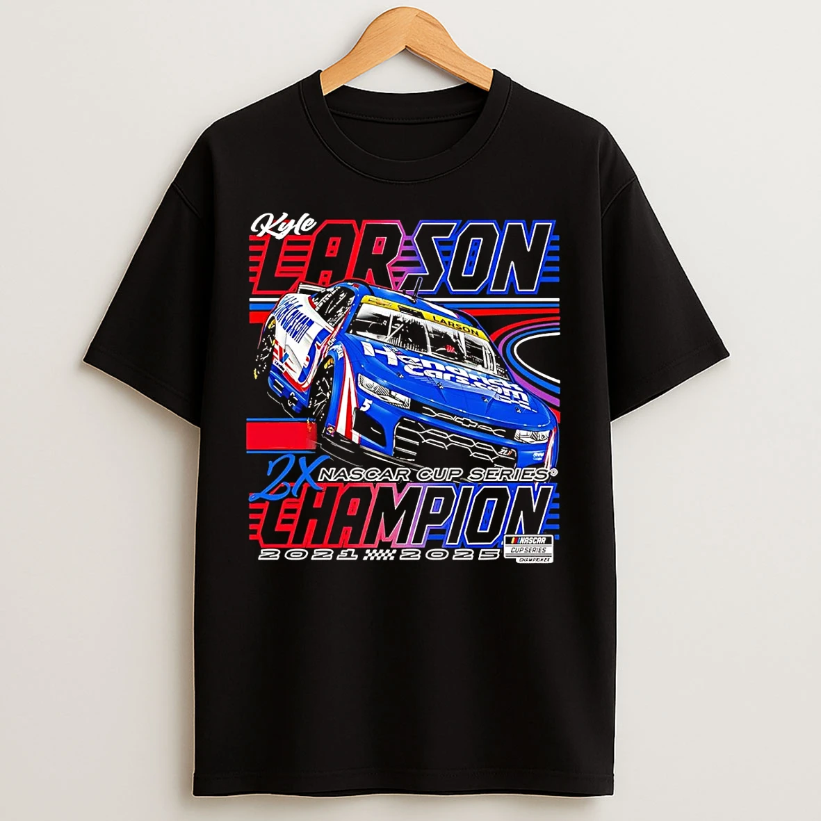 Kyle Larson 2x Nascar Cup Series Champions 2025 T Shirts