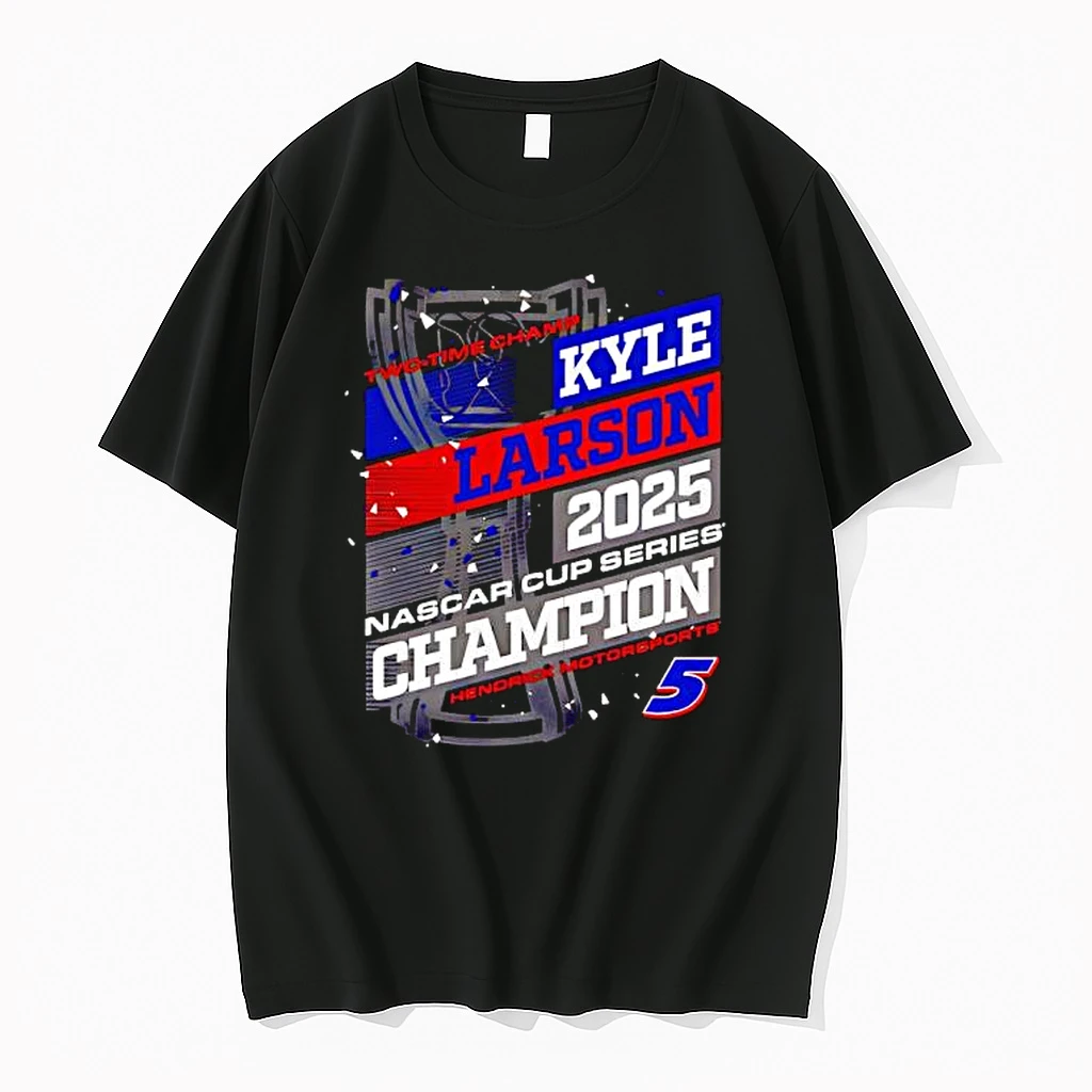Kyle Larson Hendrick Motorsports 5 Team Collection 2025 Nascar Cup Series Champion Shirts